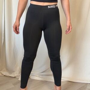 Black Small Full Length Nike Pro Leggings